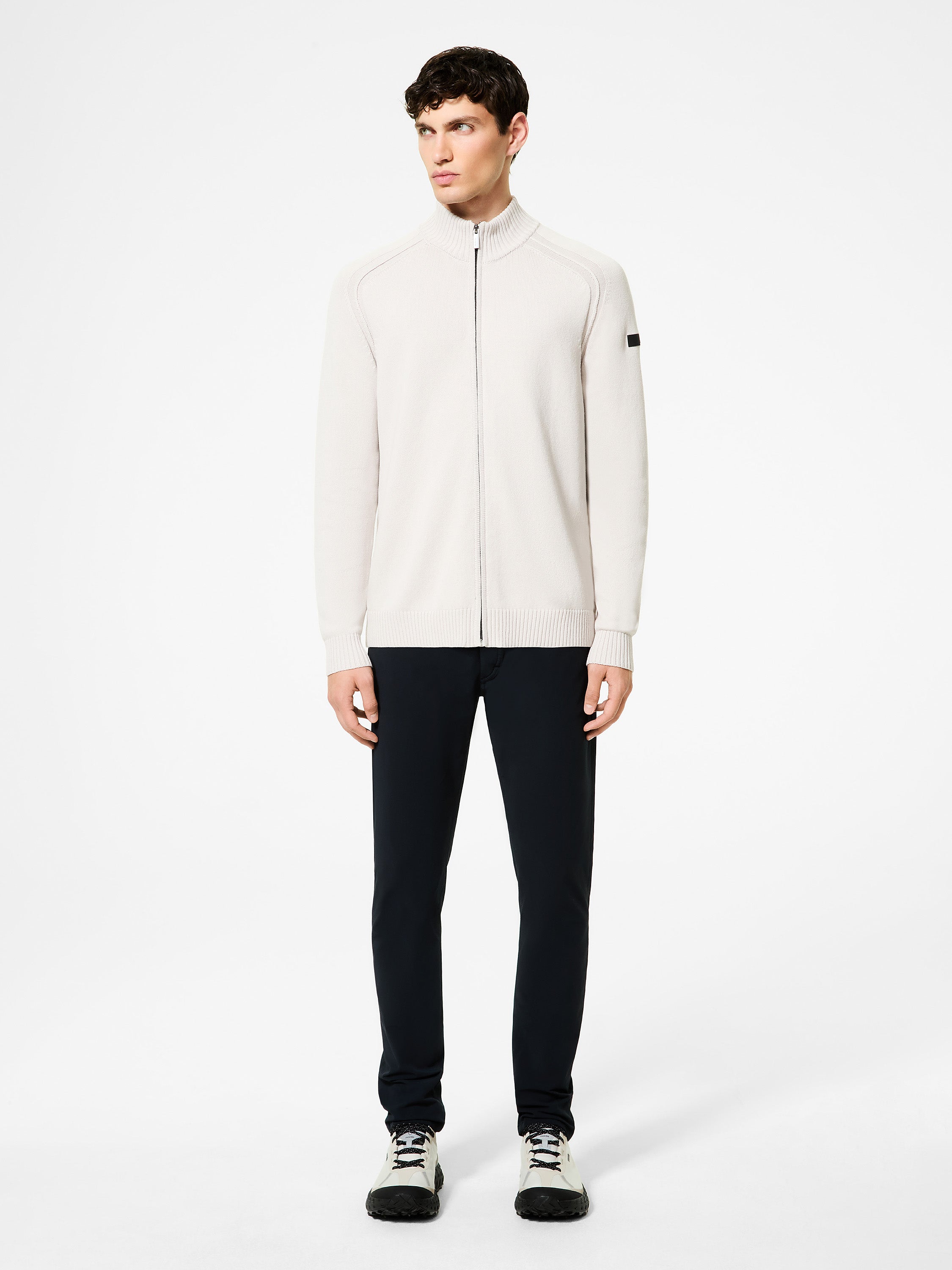 Cotton Plain Full Zip Knit - RRD Roberto Ricci Designs - Official