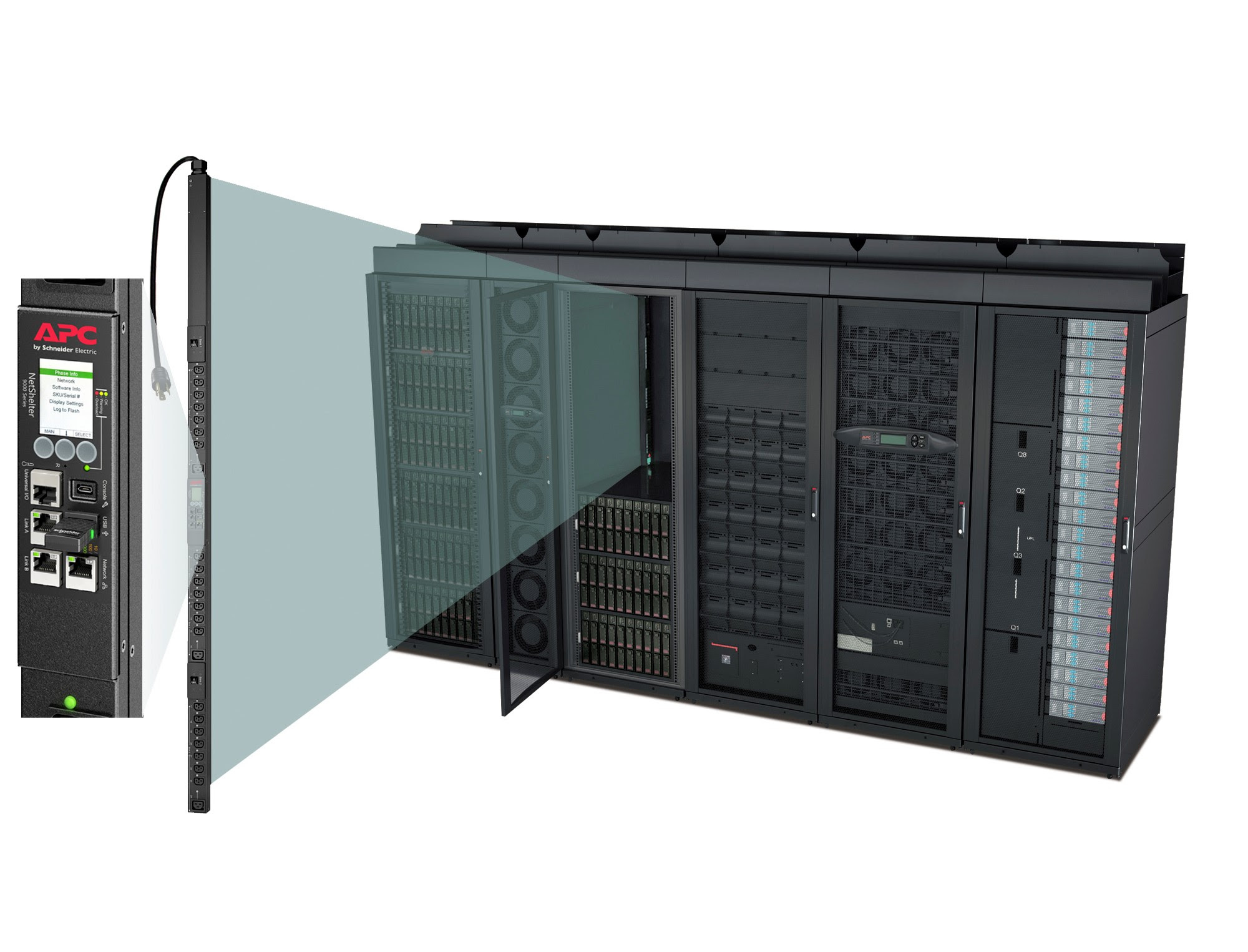 シュナイダーエレクトリック、高負荷環境にも対応するラックマウント