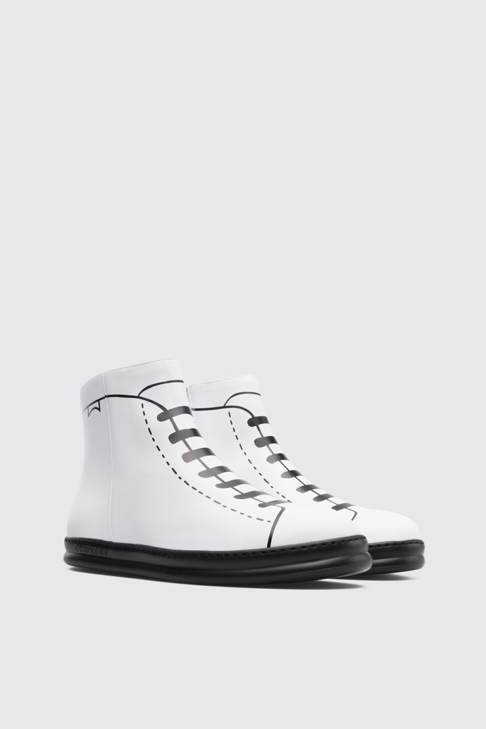 Twins White Ankle Boots for Men - Autumn / Winter collection