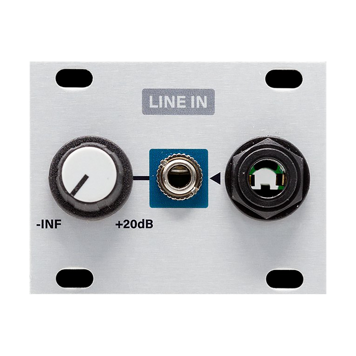 Intellijel Designs Line In 1U— Clockface Modular