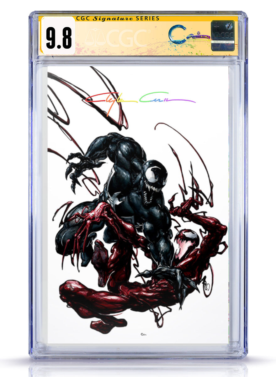 9.8 CGC Infinity Signed Venom 27 – Clayton Crain