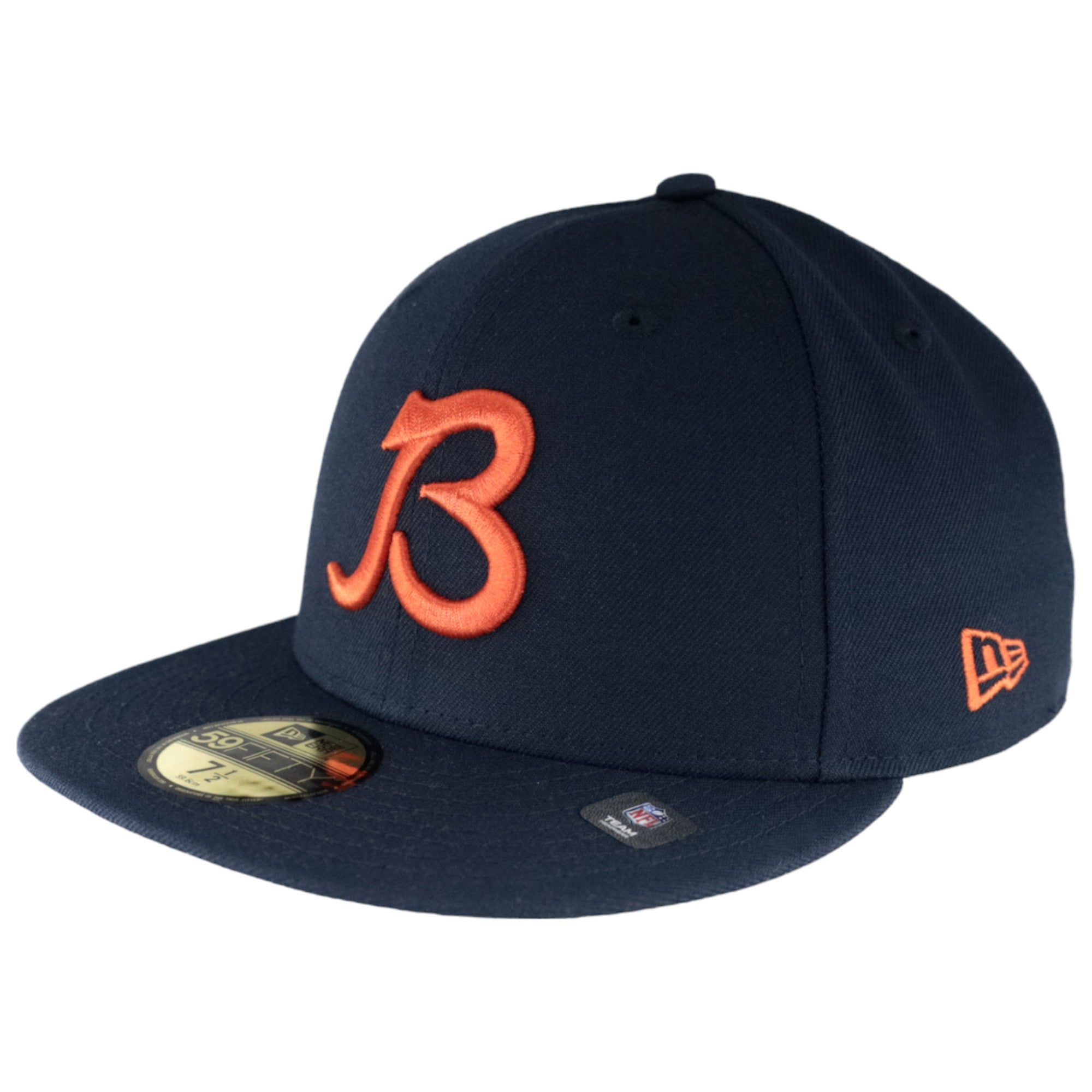 Chicago Bears New Era 59FIFTY Navy B Fitted Hat – Clark Street Sports