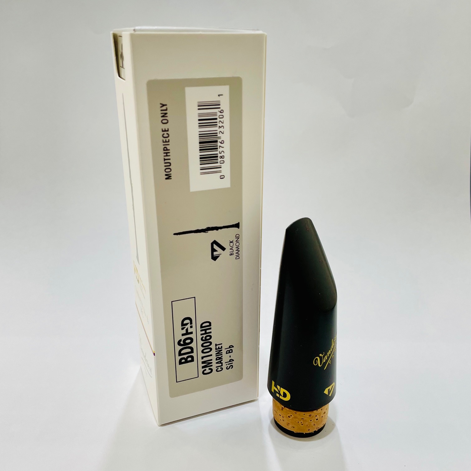 Vandoren マウスピース Bbクラ BD6 HD ハイデンシティ (ブラック