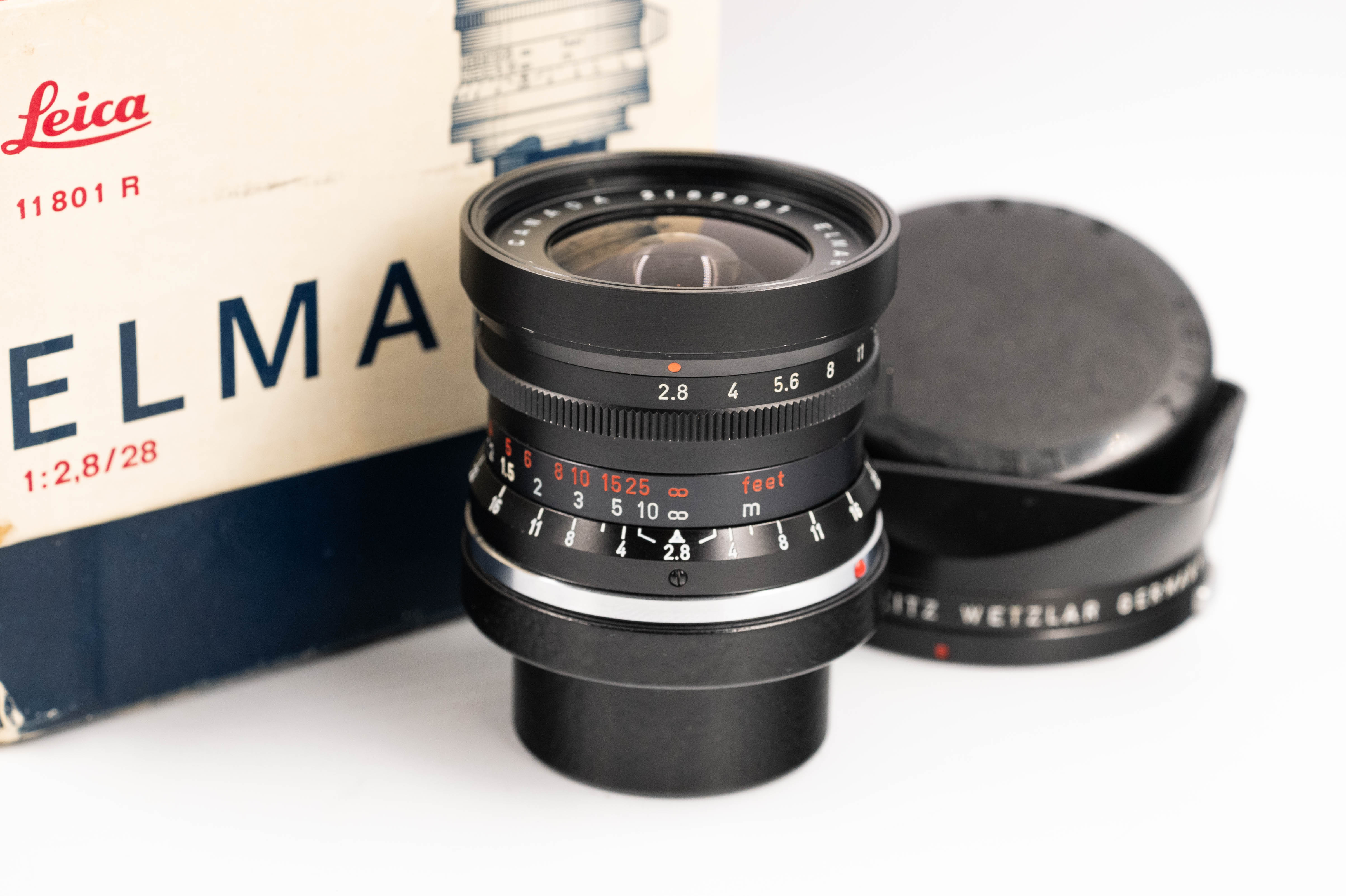 Leica Elmarit-M 28mm f/2.8 9 Element Red Scale 11801 | Leica
