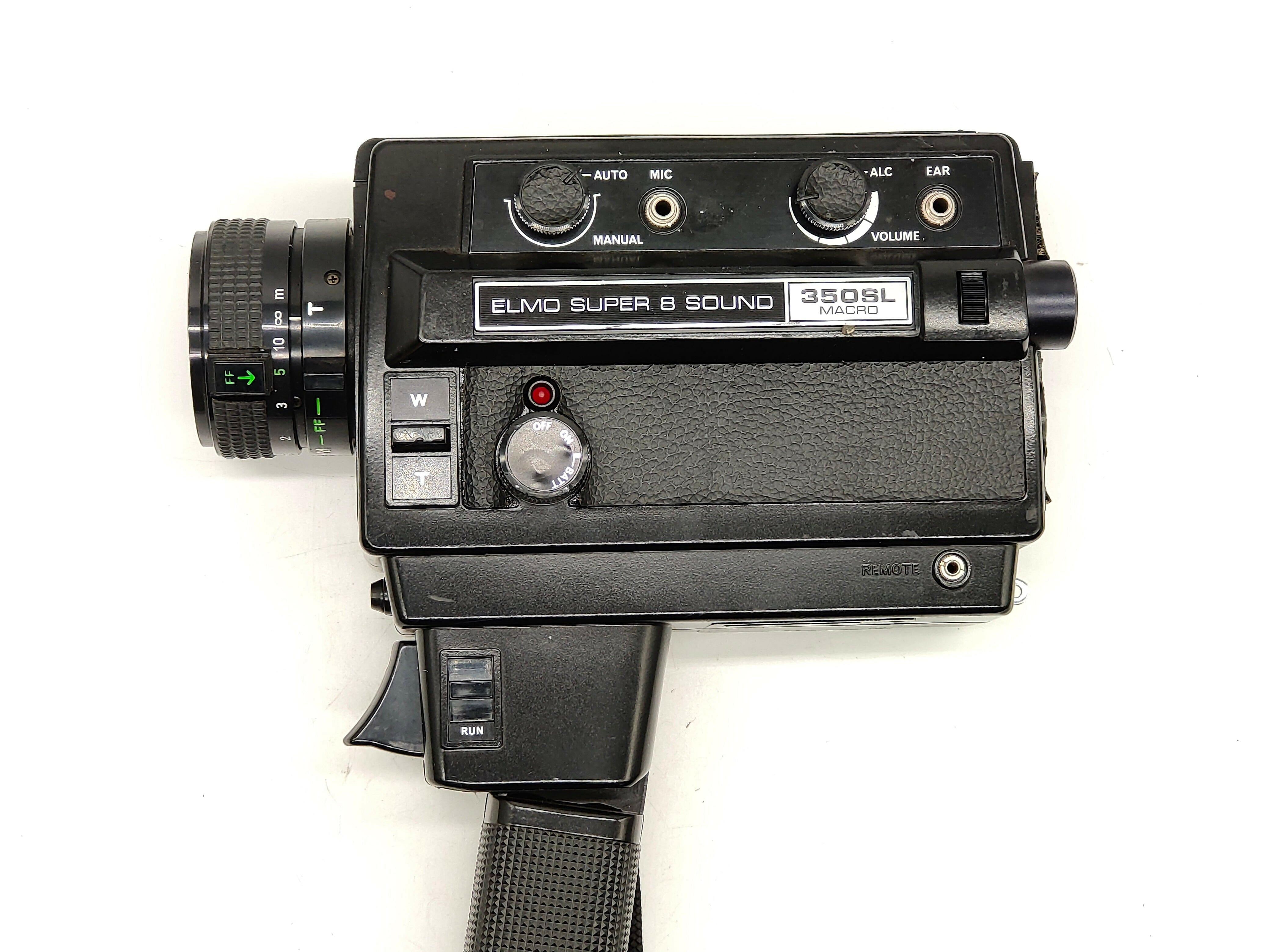 Elmo Super-8 350SL movie camera. Film Tested. | Classic Cameras AU