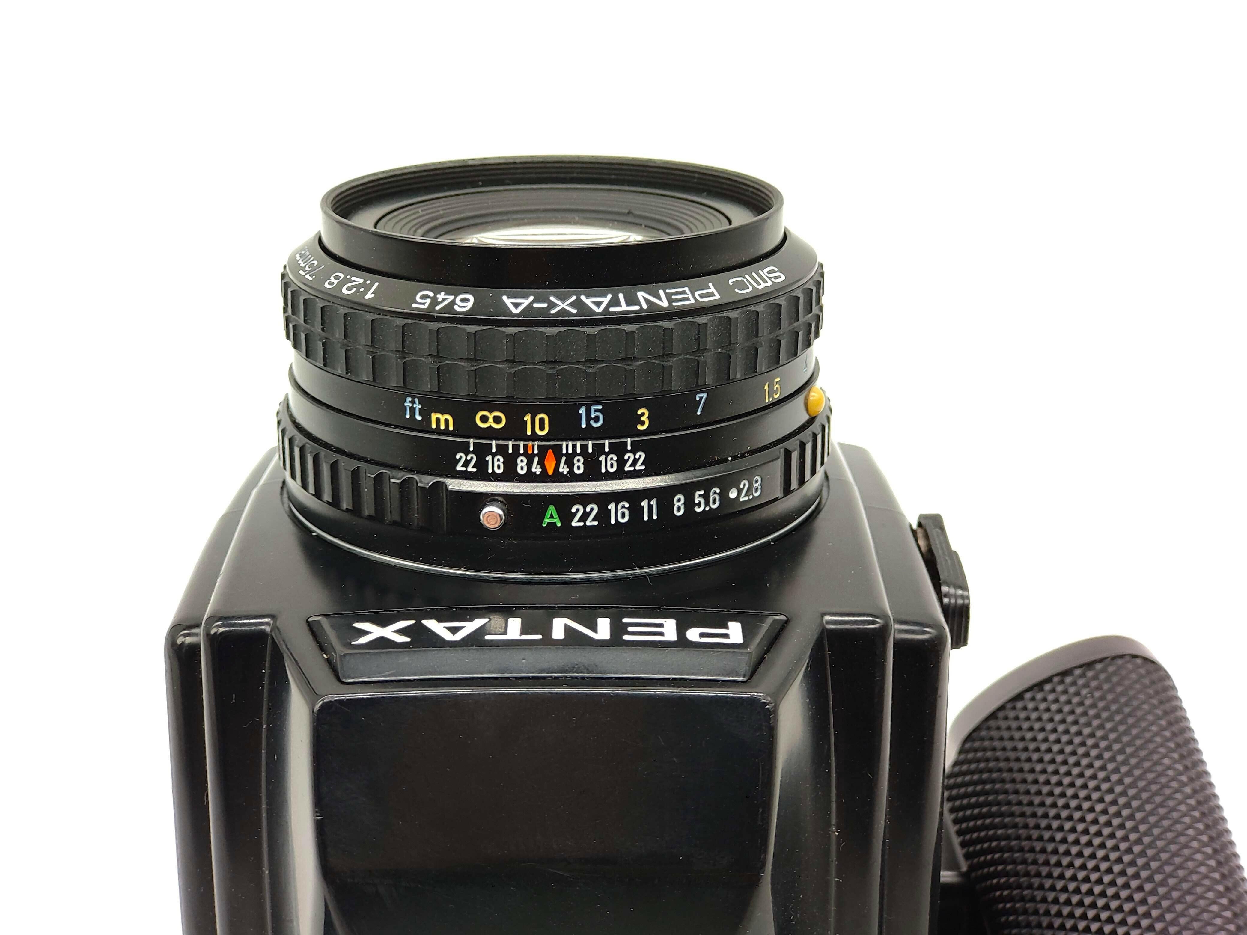 Pentax 645 medium format camera with 75mm f/2.8 lens | Classic