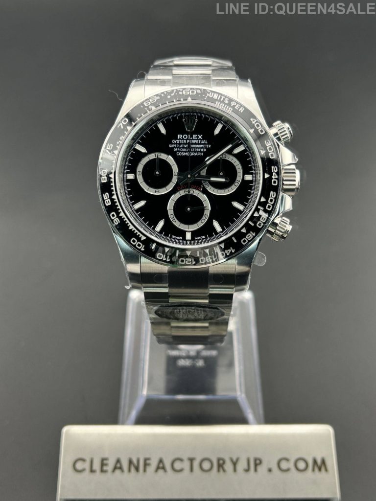 CLEANクリーン工場 ROLEXロレックス デイトナ126500LN ブラック文字盤