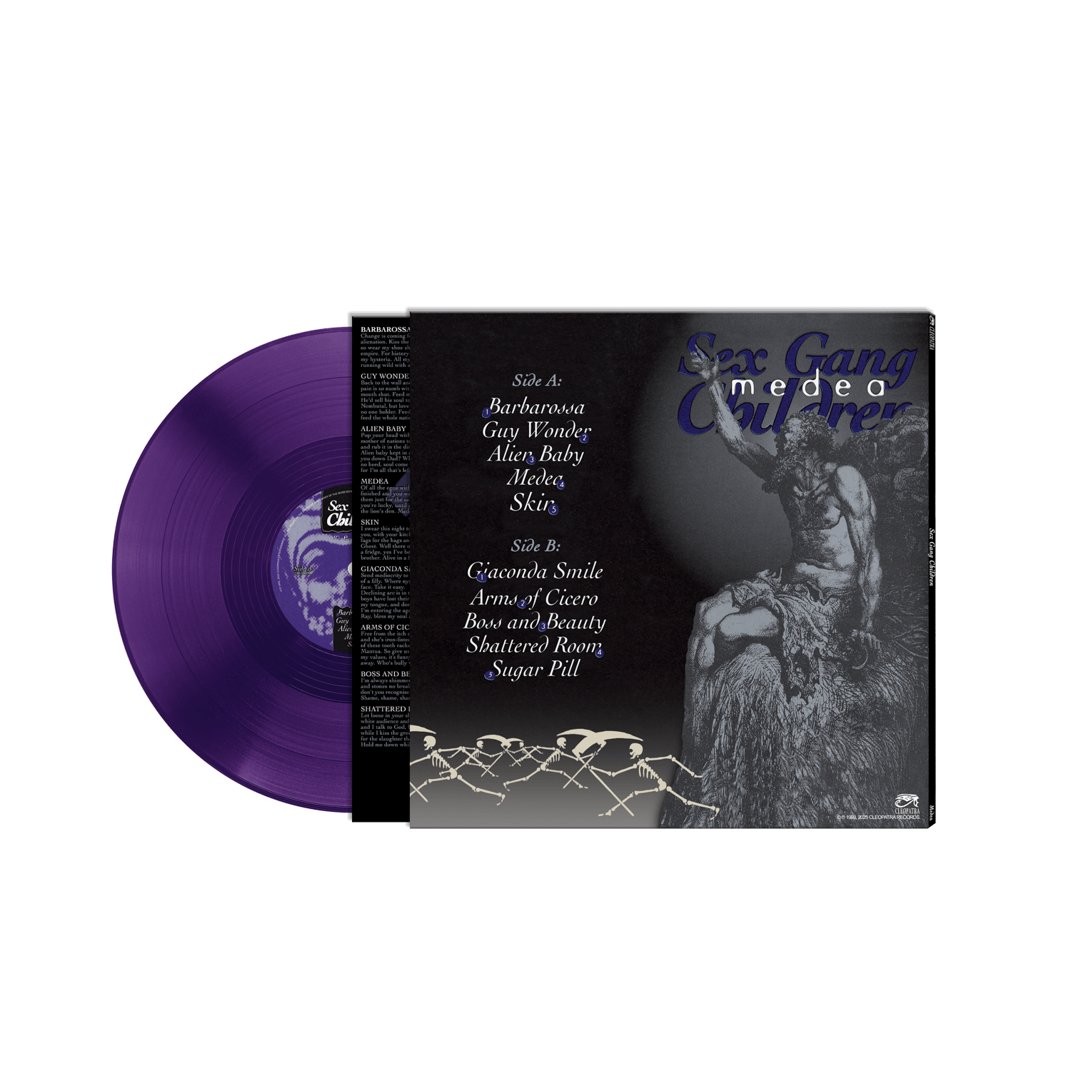 Sex Gang Children - Medea (Purple Vinyl LP) - Cleopatra Records