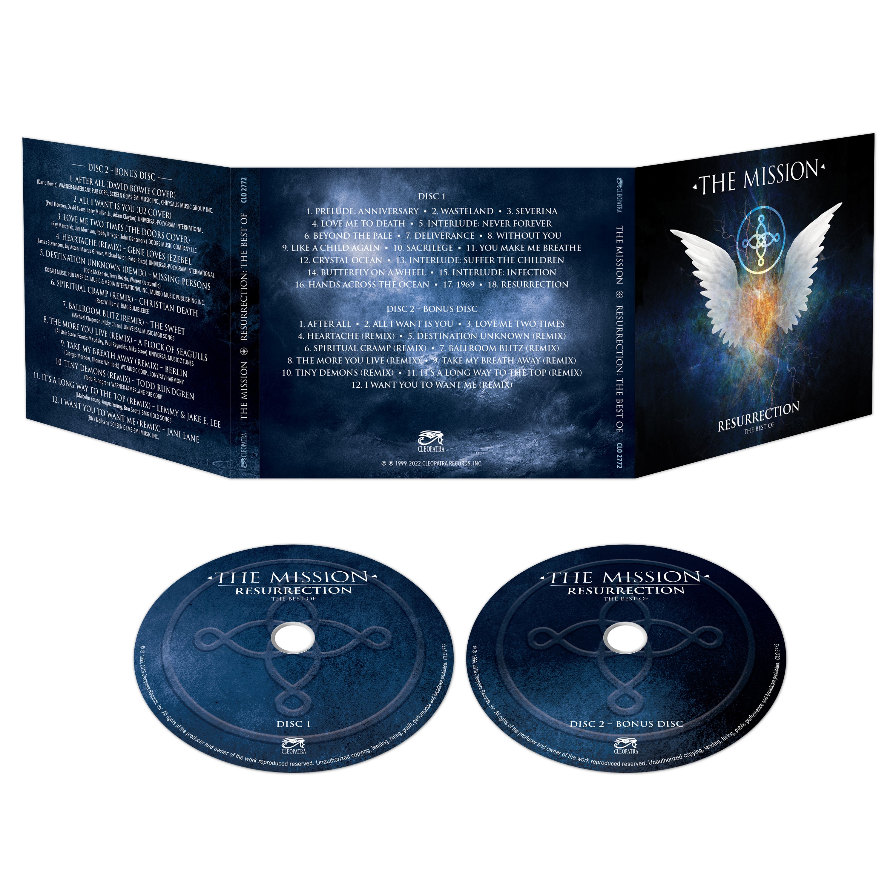 The Mission - Resurrection - The Best of (2 CD Digipak