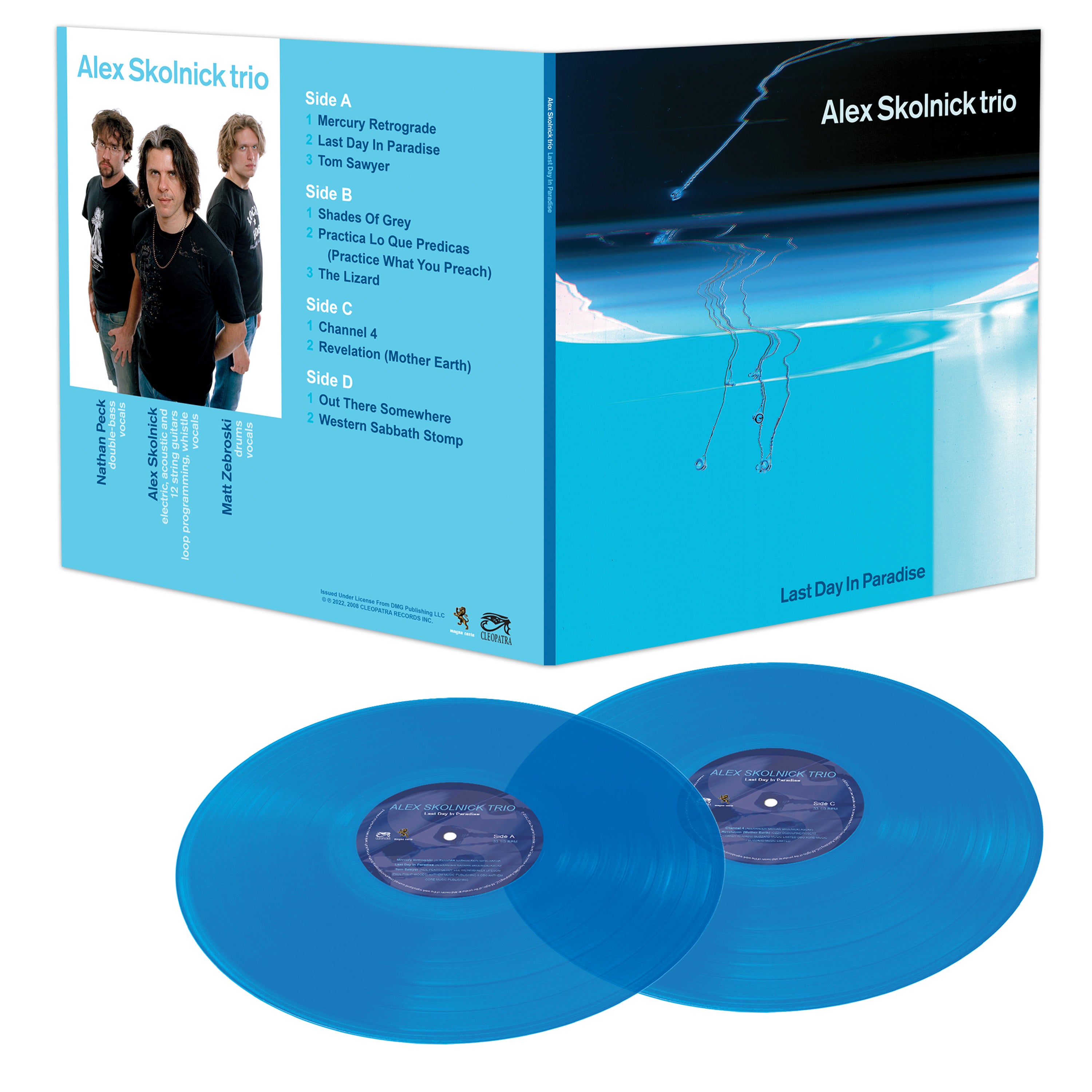 Alex Skolnick Trio - Last Day In Paradise (Blue Double Vinyl