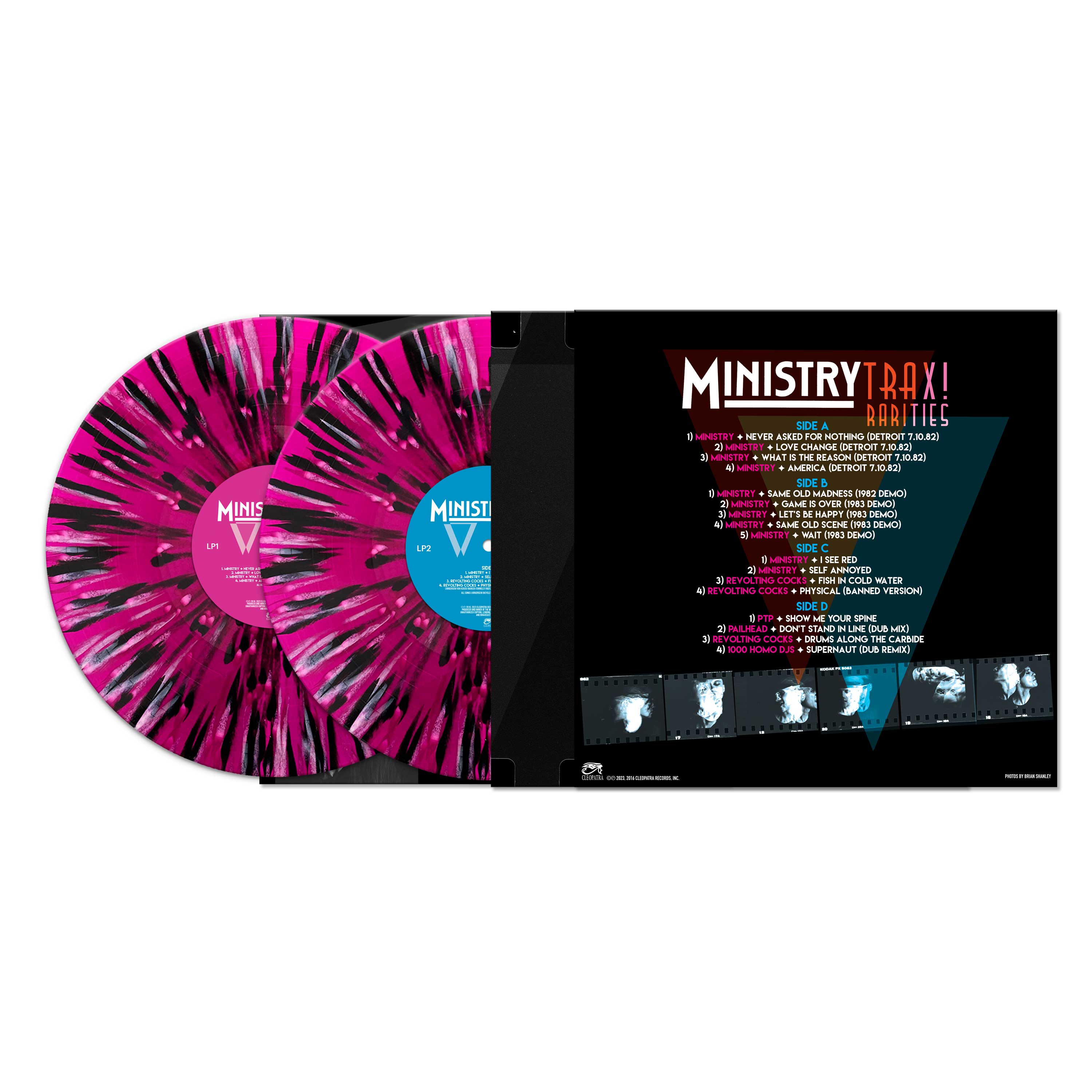 Ministry - Trax! Rarities (Limited Edition Magenta-Black-White