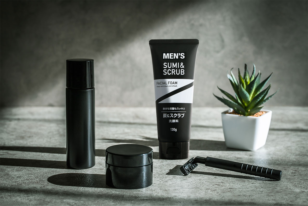 メンズ 炭＆スクラブ洗顔｜ドラッグストアで買えるNID PB