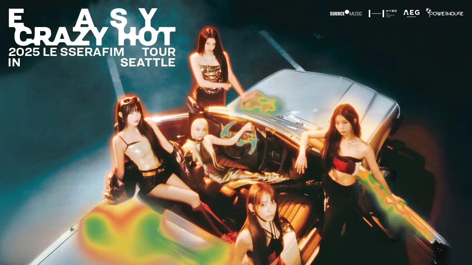 LE SSERAFIM'S FIRST WORLD TOUR 'EASY CRAZY HOT' HEADS TO NORTH