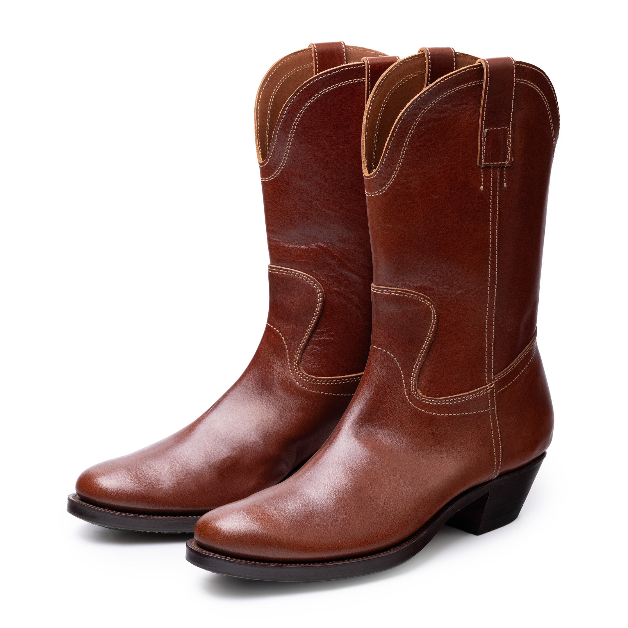 Clinch Cowboy Boots Horsehide Brown – Clutch Cafe