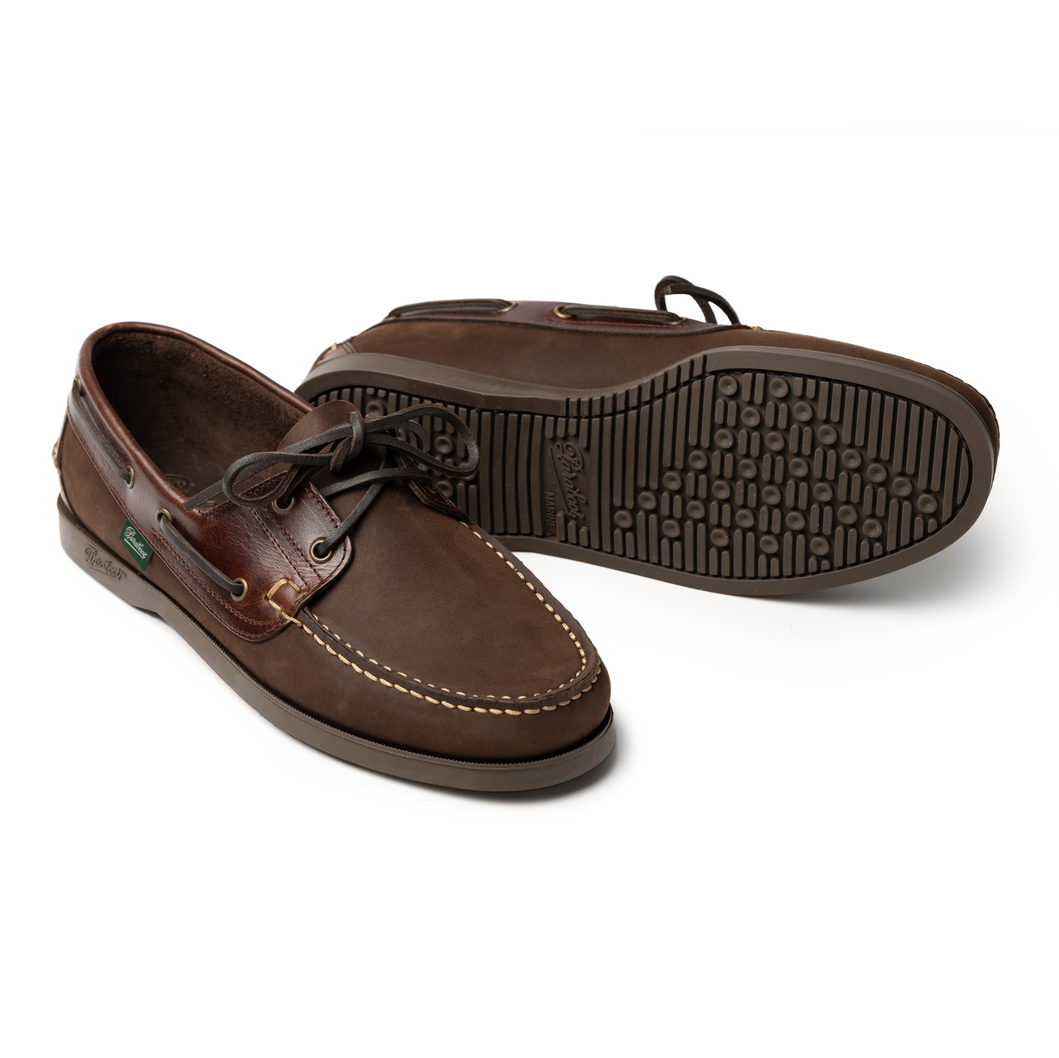 Paraboot Barth Deck Shoe Marron-Gringo/America – Clutch Cafe