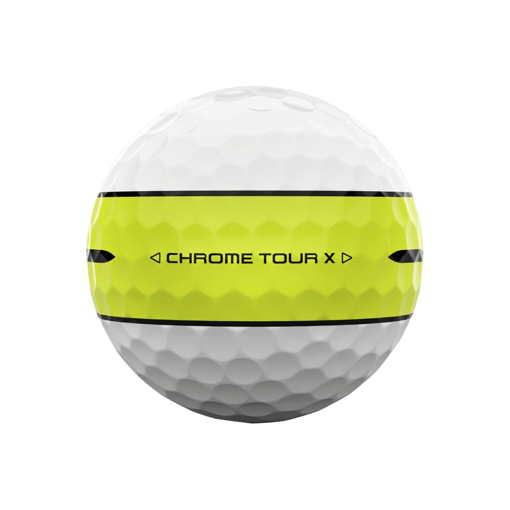 Callaway Chrome Tour X 24 360 Yellow Stripe Golf Balls - Club 14 Golf