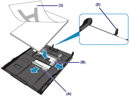 インクジェットプリンター】用紙をセットする (PIXUS MG7130)