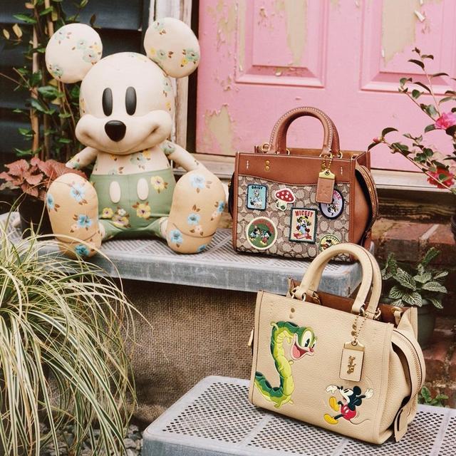 COACH® | Disney X Coach Tote 30 In 100 Percent Recycled Canvas