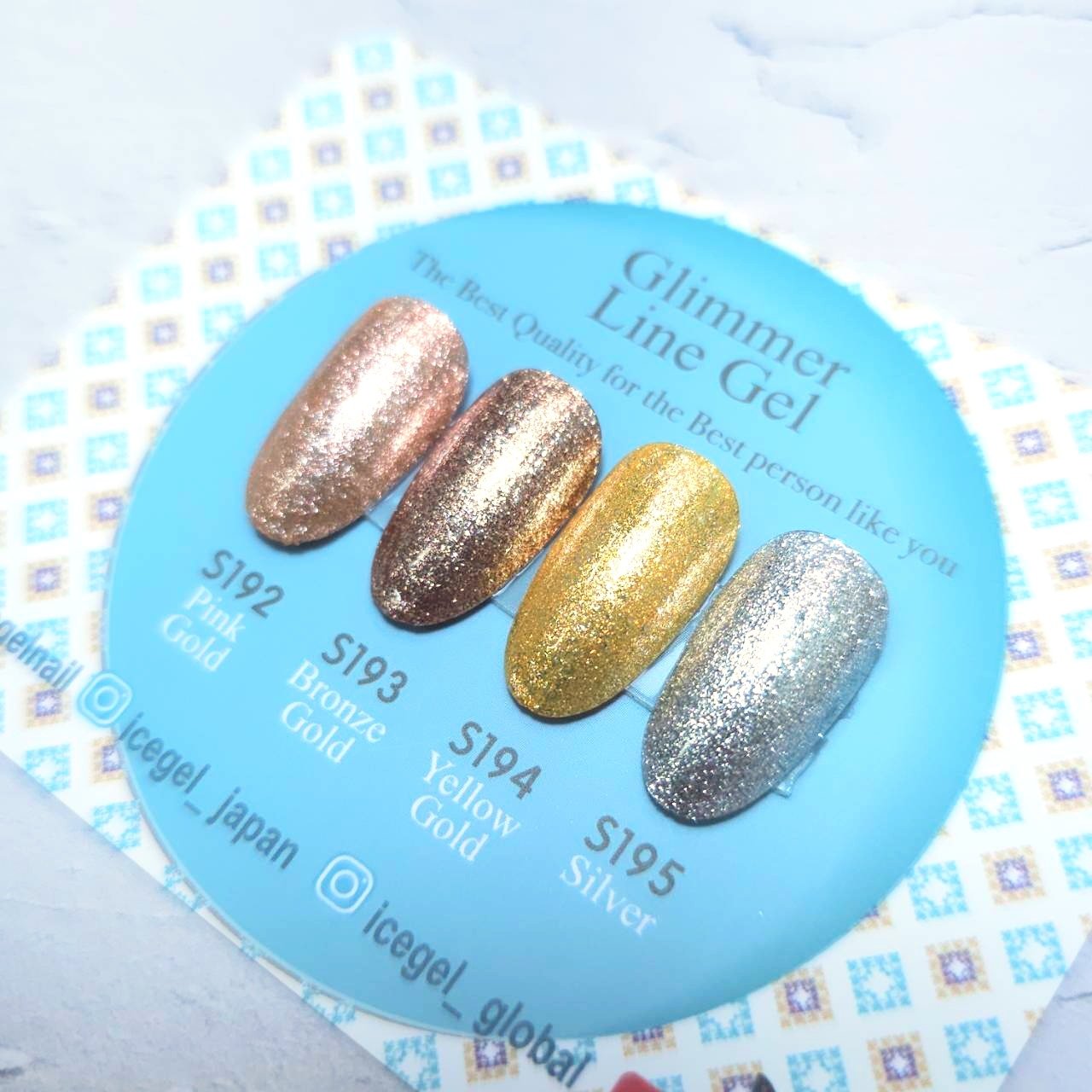 数量限定】ICEGEL ABLACK グリマーラインジェル 4色セット | ICE GEL