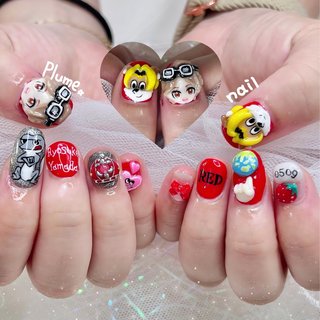 痛ネイル/3D/#ジャニーズネイルのネイルデザイン｜ネイルブック