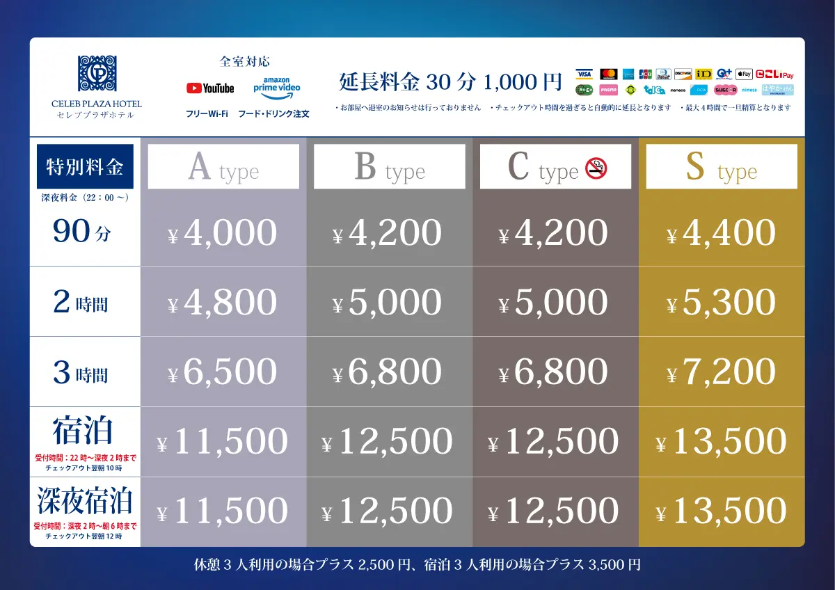 セレブプラザホテル | 広島ラブホテル