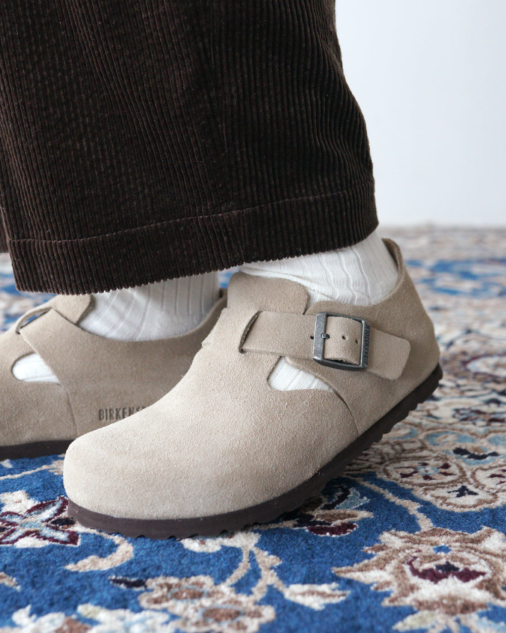 BIRKENSTOCK ロンドン London クロッグ ベロアレザー スエードレザー