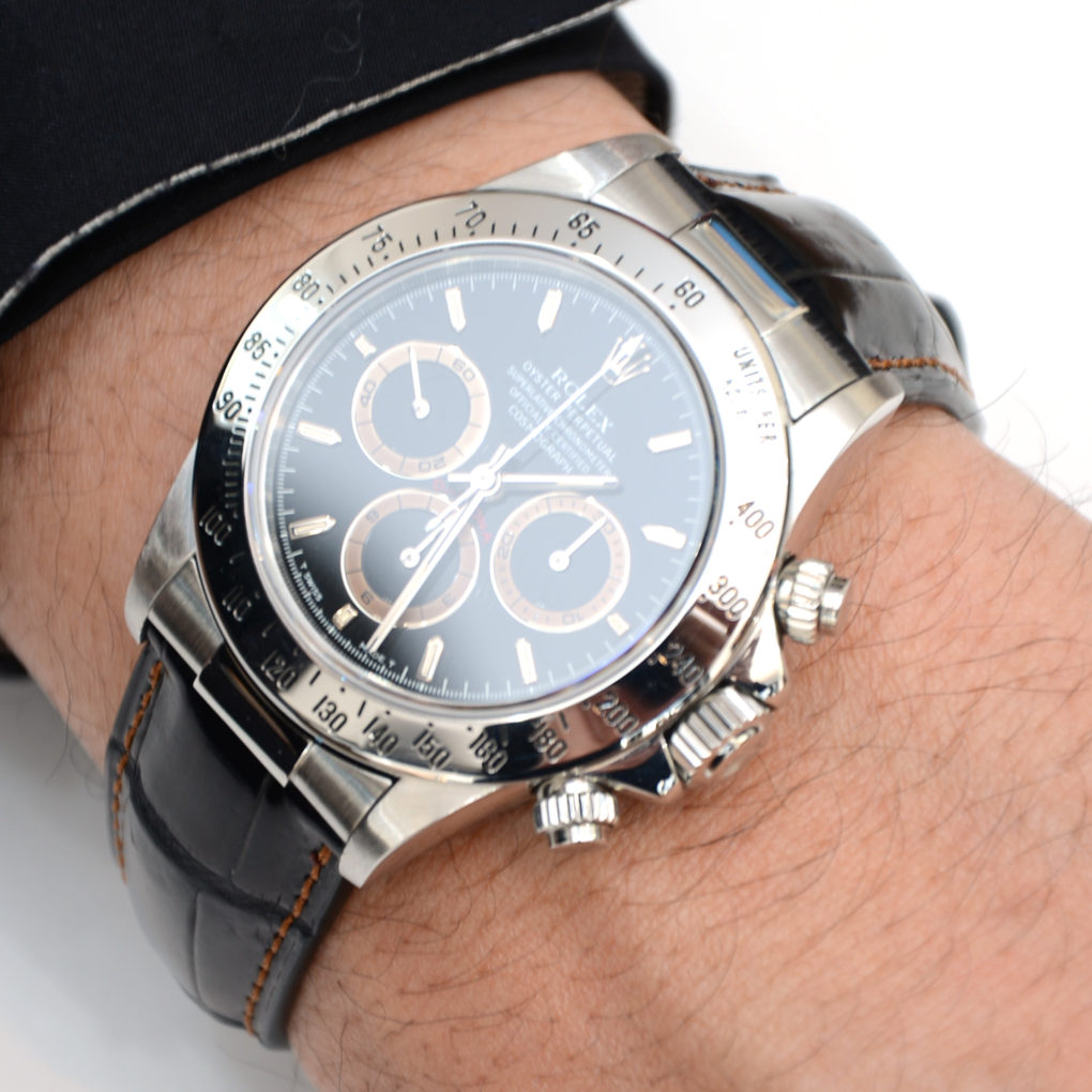 ロレックス デイトナ 16520 交換用時計ベルトオーダー｜クロコダイ