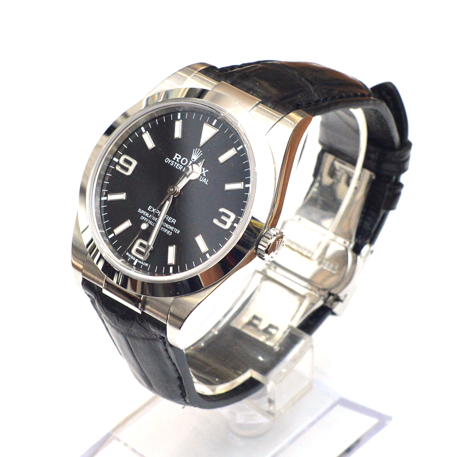 ロレックス エクスプローラーI 交換用時計ベルトオーダー