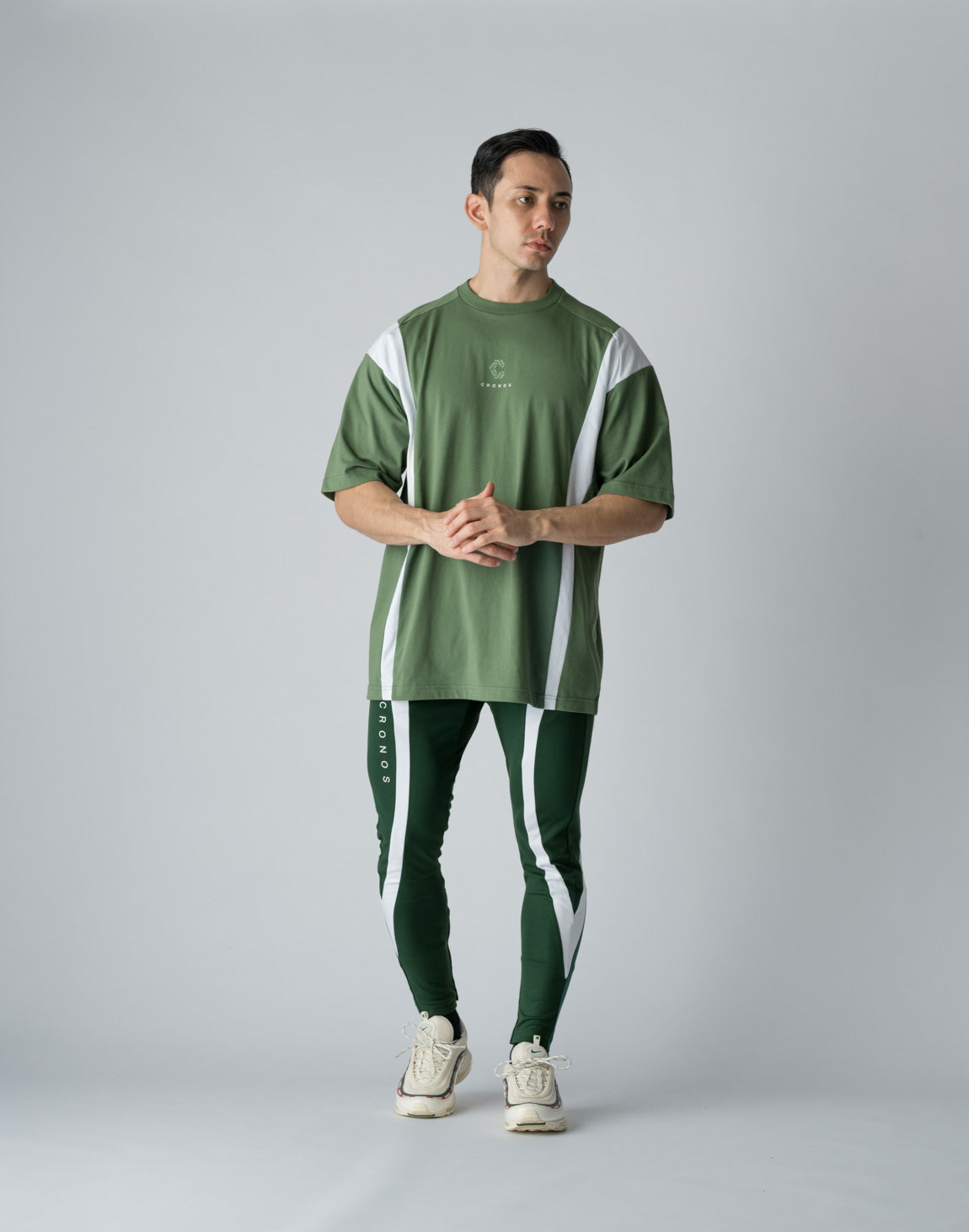 CRONOS BOTHSIDE SWITCHING LONGPANTS【GREEN】