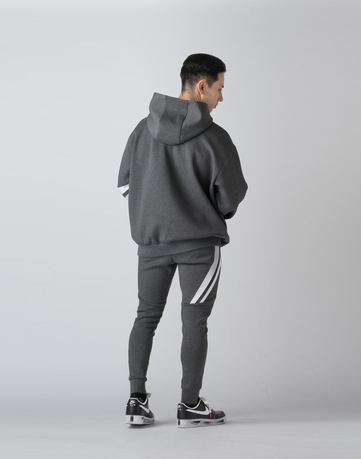 CRONOS グレー ナイロンジャケットセットアップ CRONOS グレー