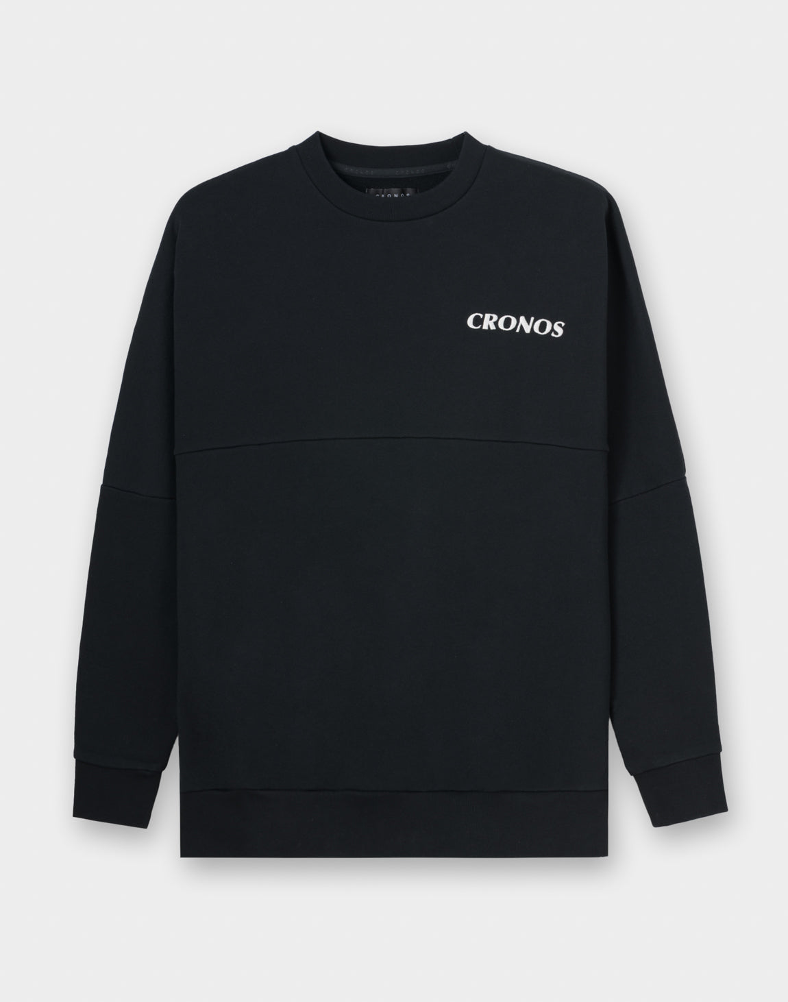 CRONOS PATCHWORK SWEAT【BLACK】