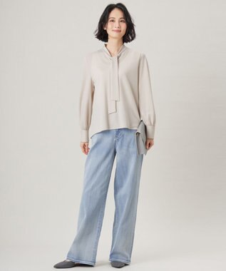 洗える】アムンゼンジャージー ブラウス / 自由区 S | ファッション