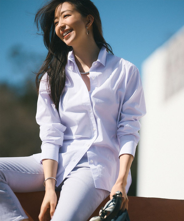 Oggi4月号掲載/洗える】CANCLINI ベーシック シャツ / 23区