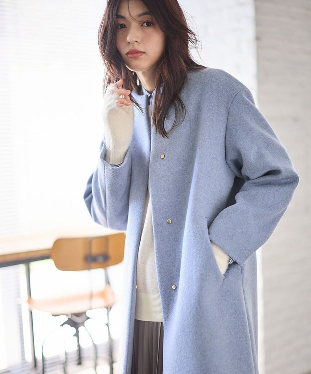 防風裏地】カシミヤブレンドコート / ANY | ファッション通販 【公式