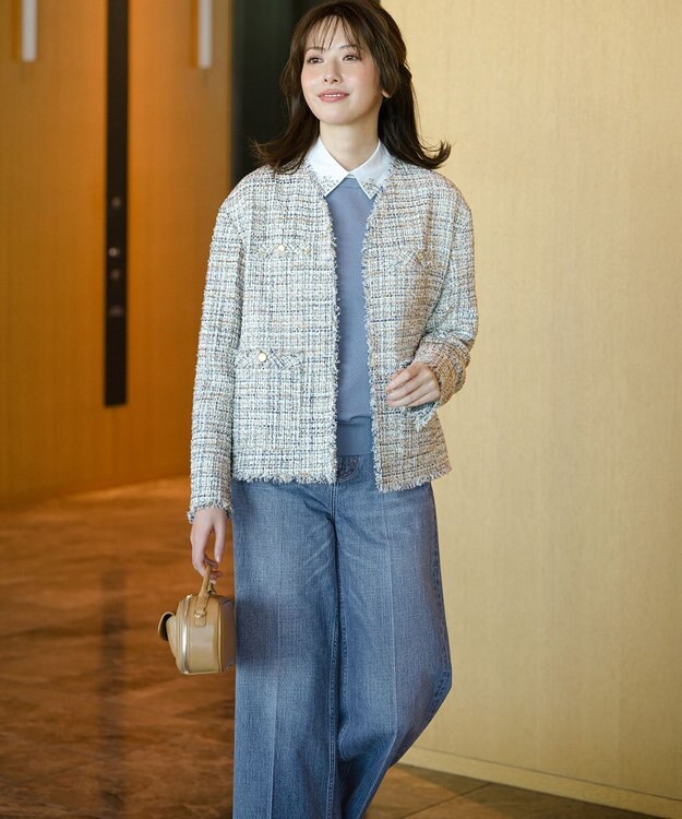 VERY掲載】GIOLICAツイード ジャケット / 23区 | ファッション通販