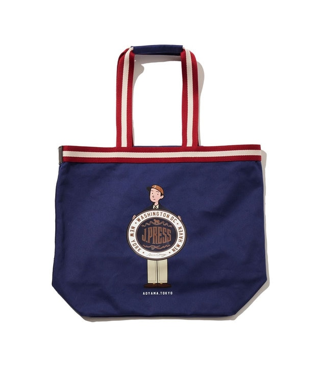 AaronChang】【UNISEX】イラスト トートバック / J.PRESS MEN