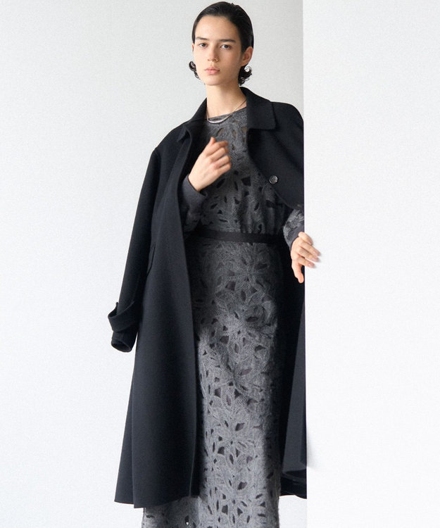 GOLD LABEL】ウールリバー ロングコート / 23区 S | ファッション通販