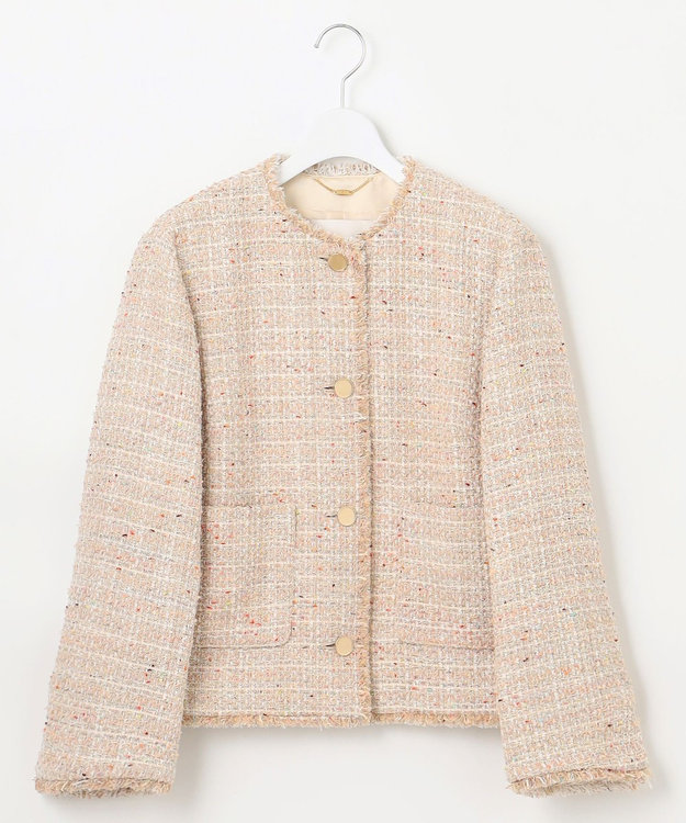 GIOLICAファンシーツイード ジャケット / 自由区 L | ファッション通販