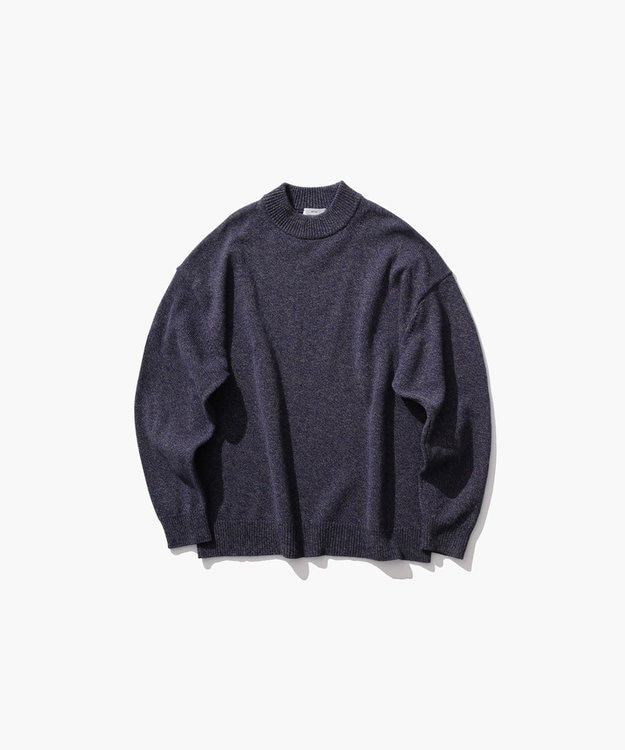 WOOL MOULINE | モックネックセーター - UNISEX / ATON | ファッション