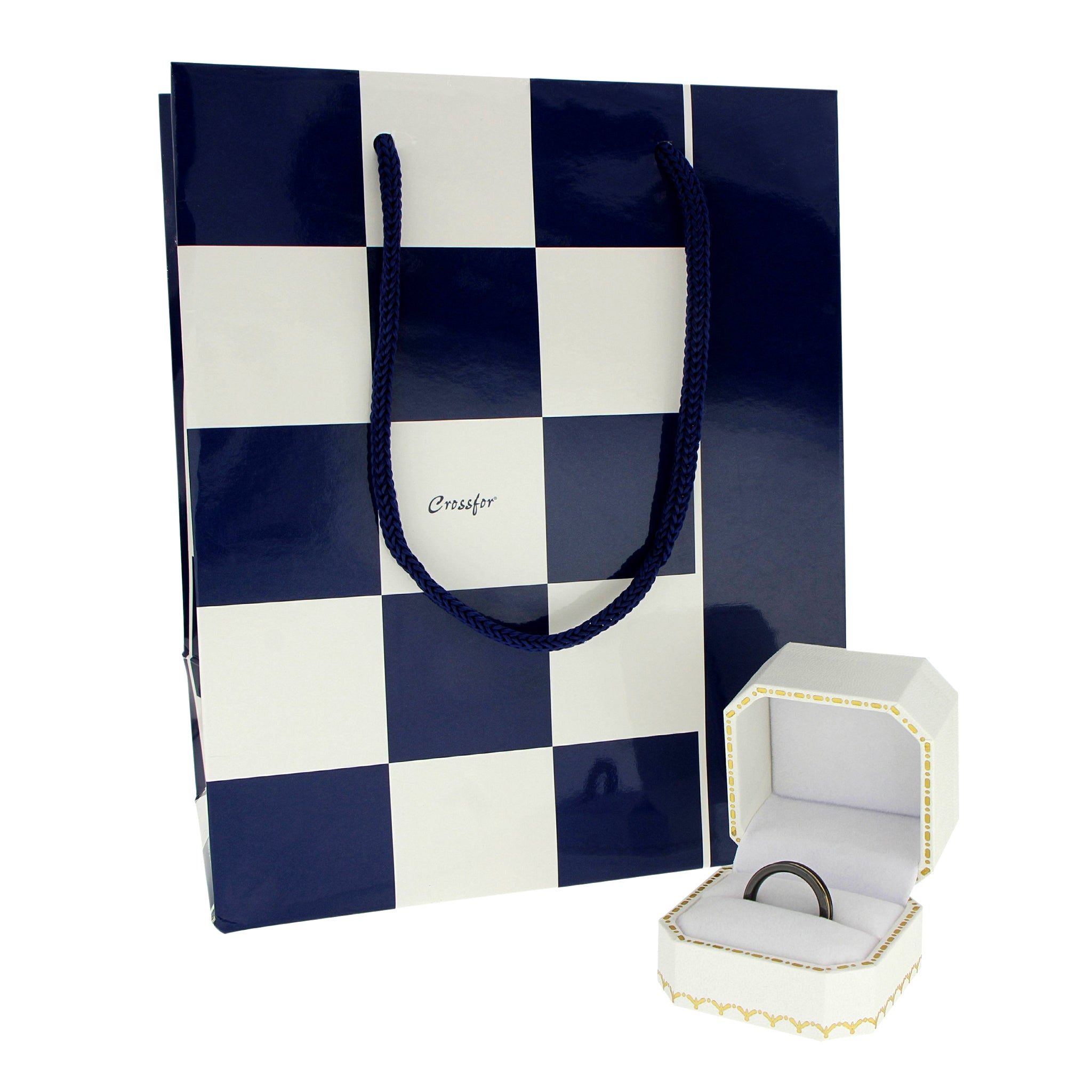 Ceramic Art ゴールドリング ブラック ファインセラミック/K18YG製