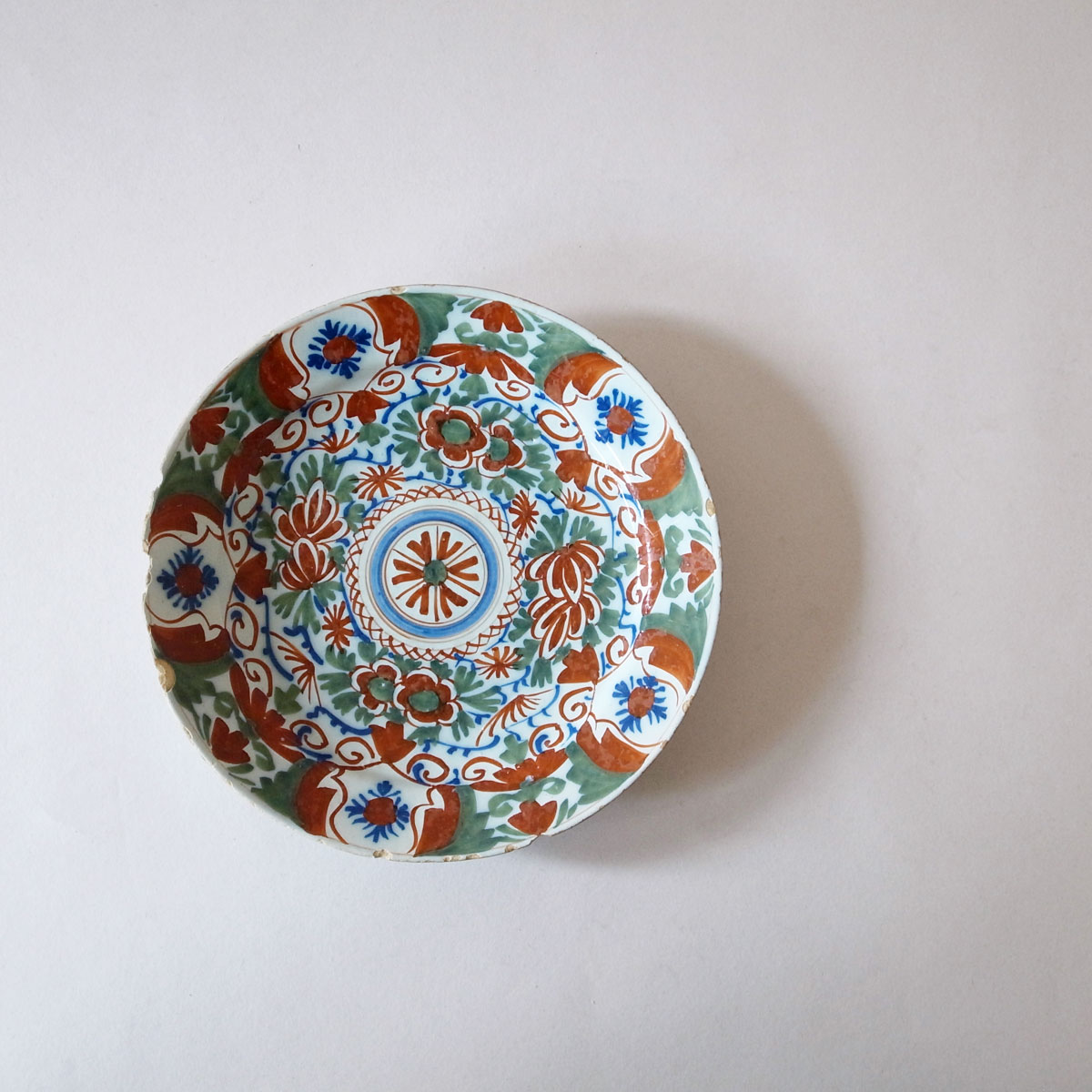 アンティーク 18世紀 デルフト絵皿 | アンティークショップ：cross and