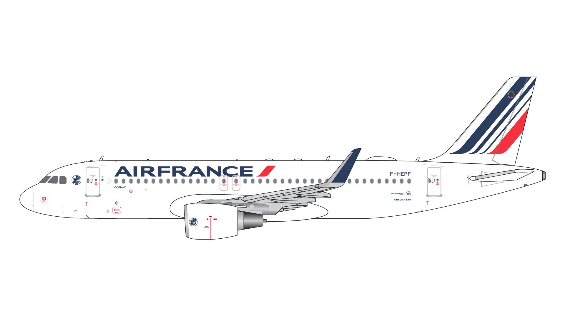 GJAFR2179 GEMINI JETS Air France / エールフランス A320-200 F-HEPF