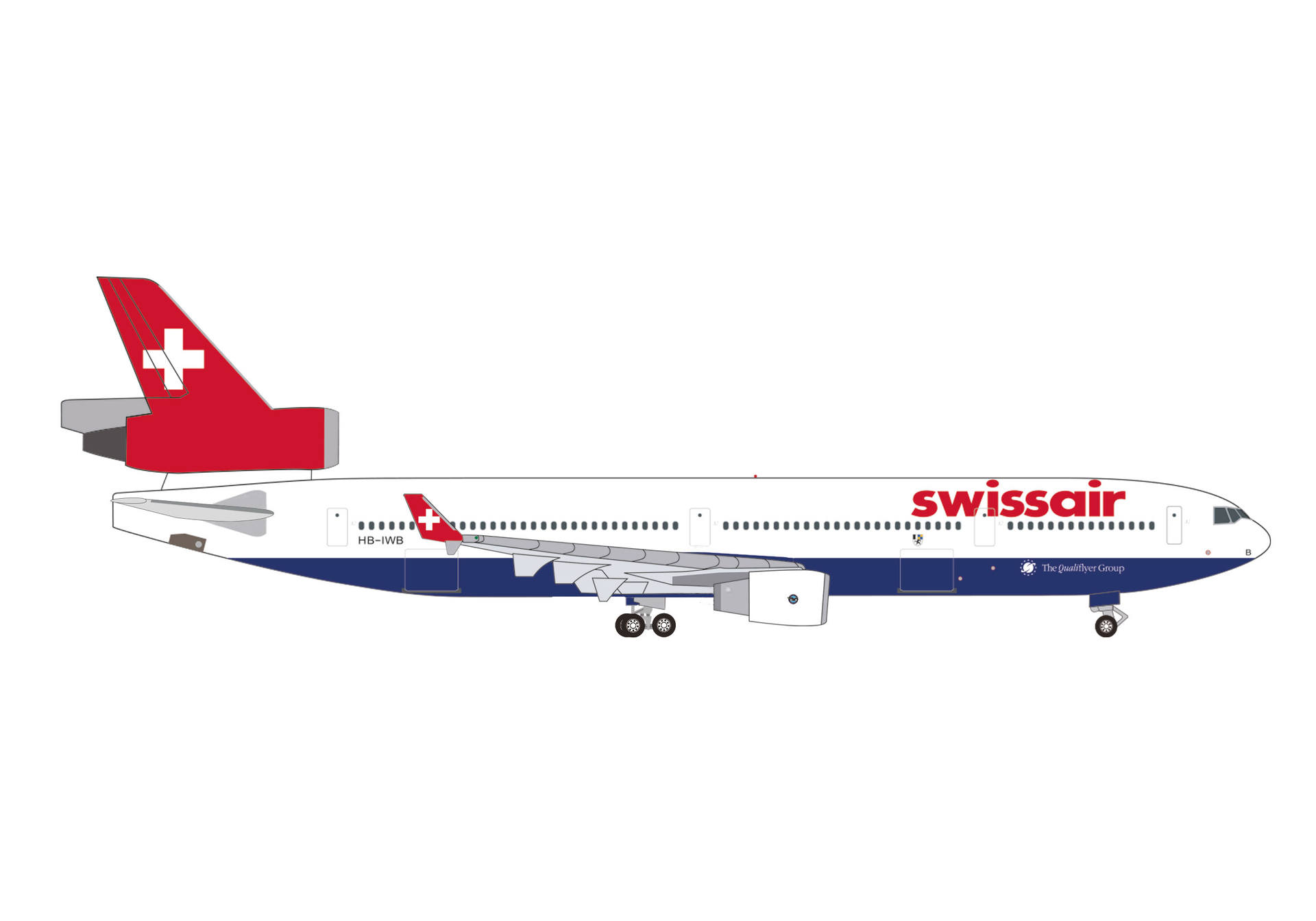 537087 Herpa Swiss International Air Lines / スイス国際航空 MD-11