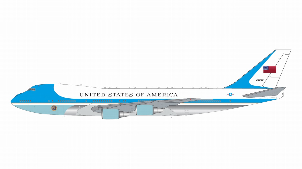 G2AFO1204 GEMINI 200 U.S. Air Force / アメリカ空軍 B747-200B(M) 82