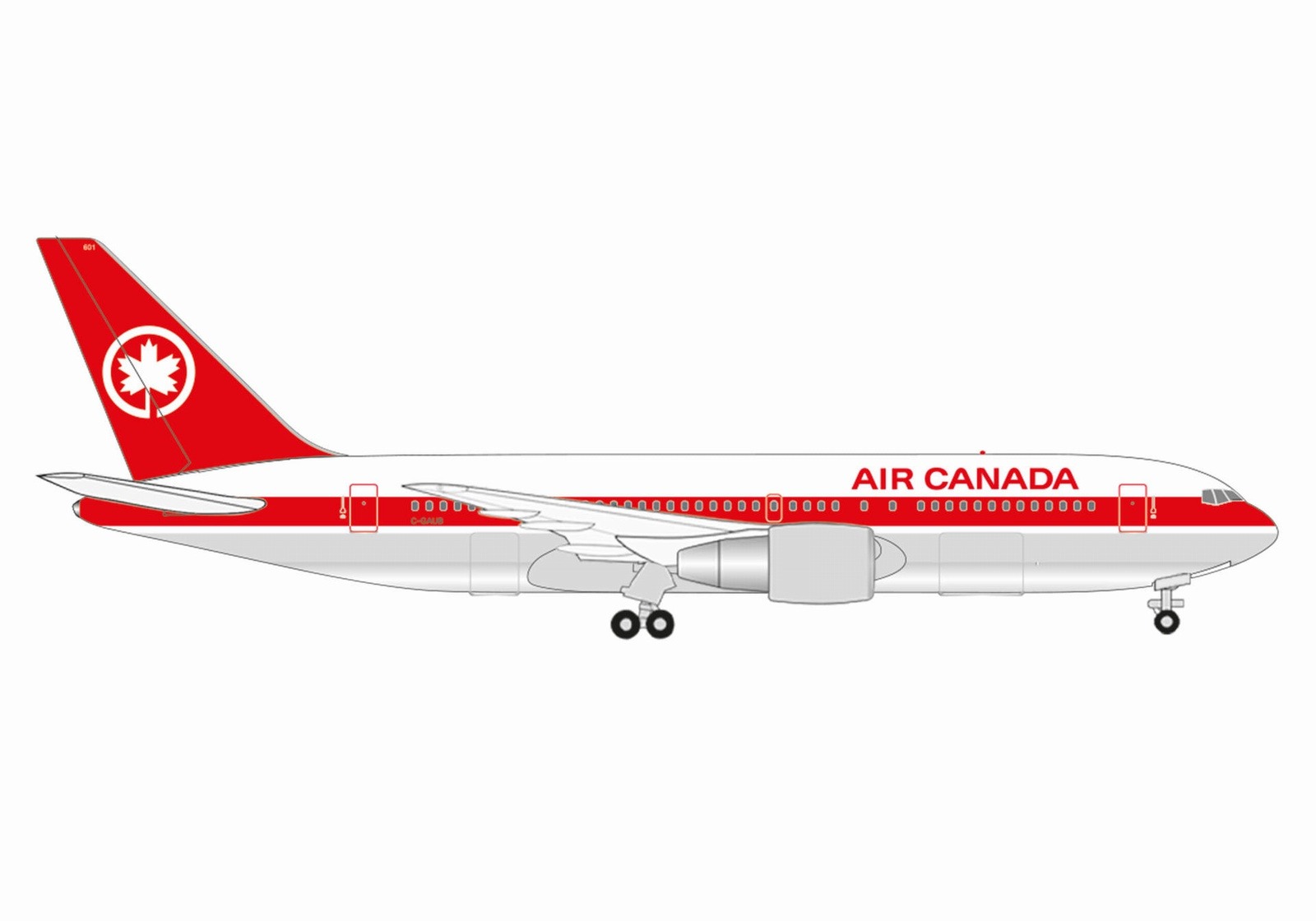 537377 Herpa Air Canada / エア・カナダ B767-200 C-GAUB 1:500 完売