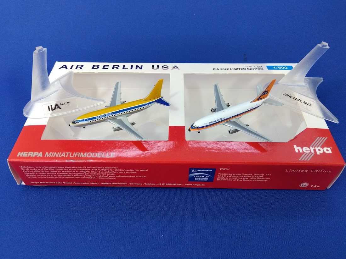 536141 Herpa LIMITED EDITION Air Berlin / エア・ベルリン ILA 2022