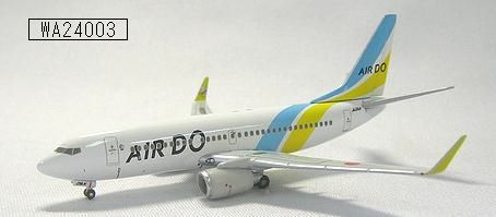 WA24003 WORLD AIRCRAFT AIRDO / エア・ドゥ B737-700 JA01AN 1:400 お