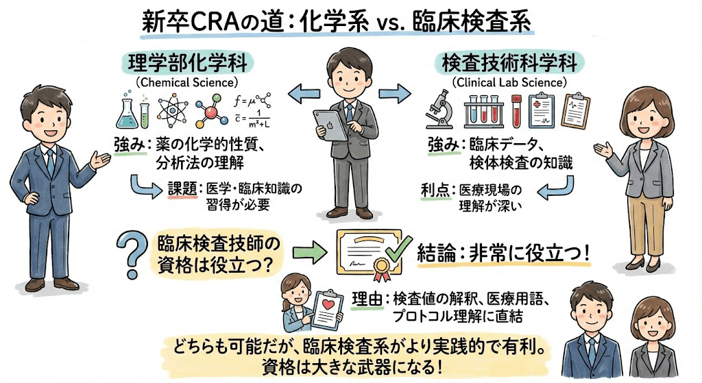 臨床検査技師がCRA（臨床開発モニター）へ転職する際の注意点とは