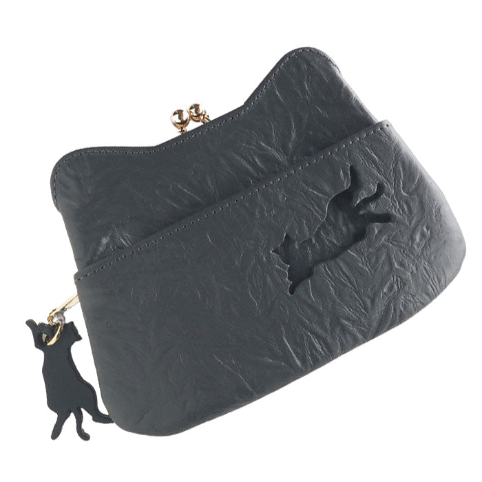 aoneco(アオネコ) がま口 ミニウォレット [an002] 革製品を手がける