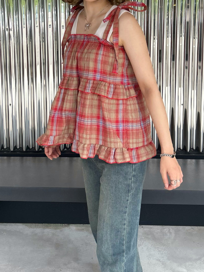 チェックキャミトップス DPA61373 – CRAMMY